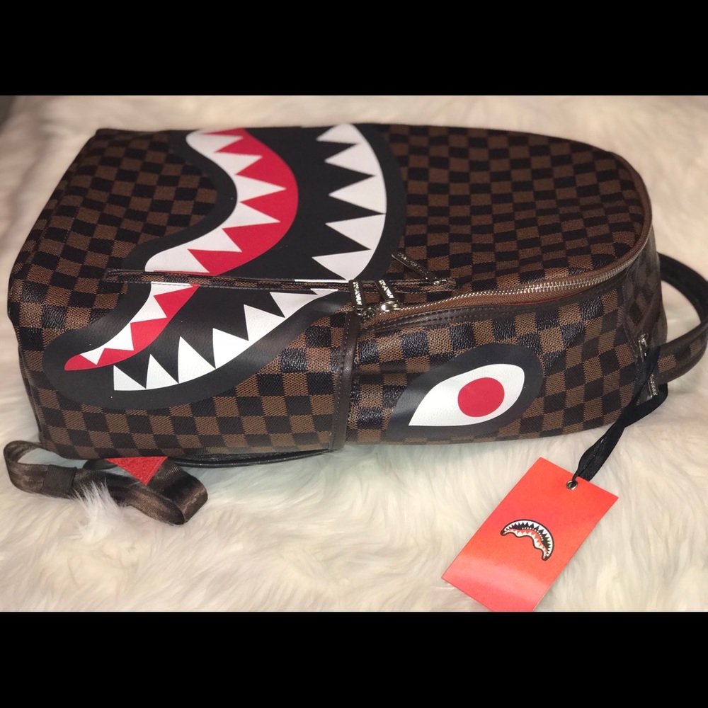 Sprayground Backpack LV Sharks Checker